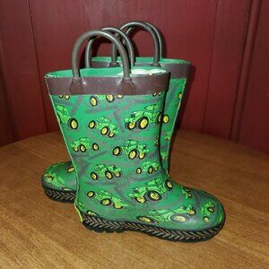 Western Chief Tractors Size 6/7 Rain Boots Youth Waterproof Unisex‎ Boots